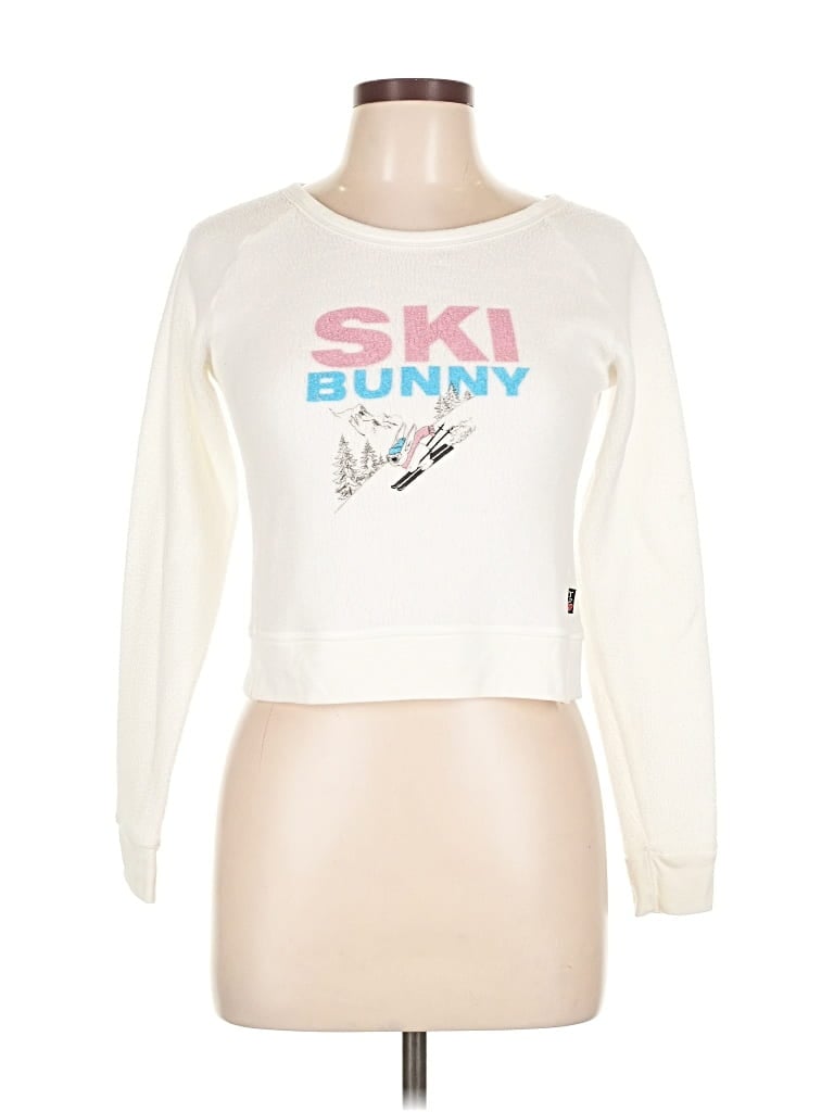 Pre-owned T2love Sweatshirt In White