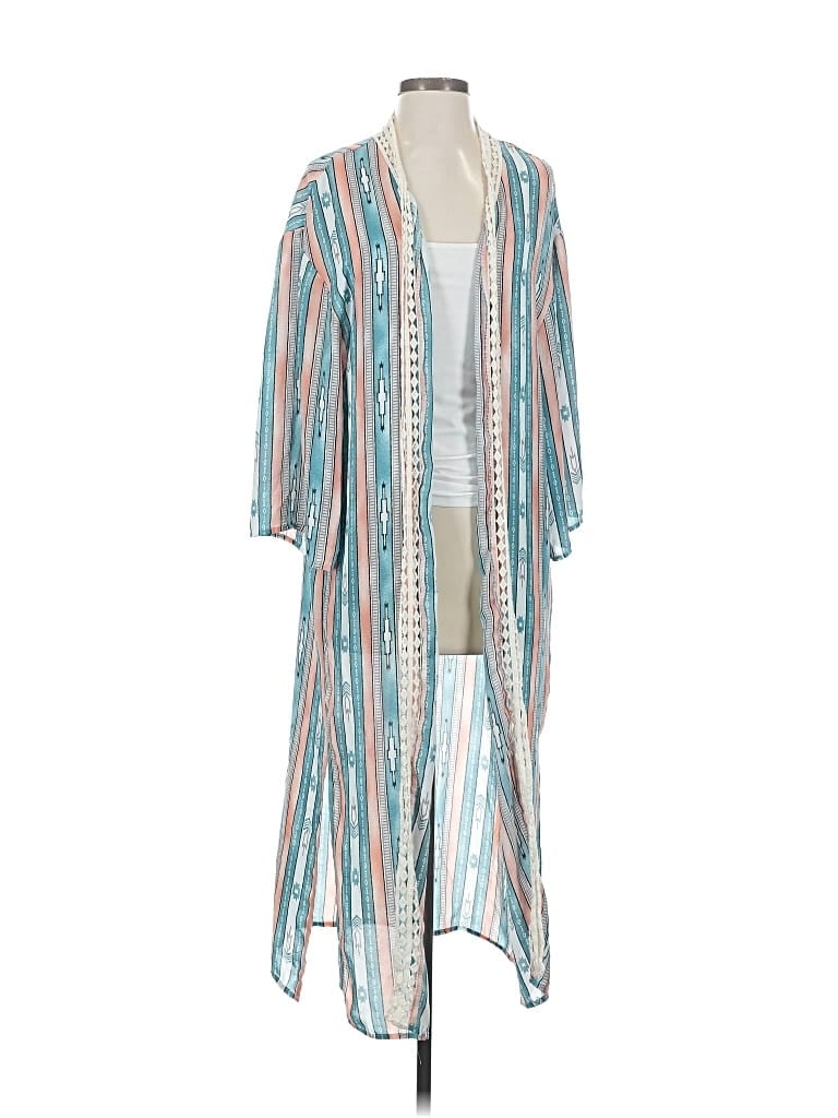 Pre-owned Wrangler Jeans Co Kimono In Blue