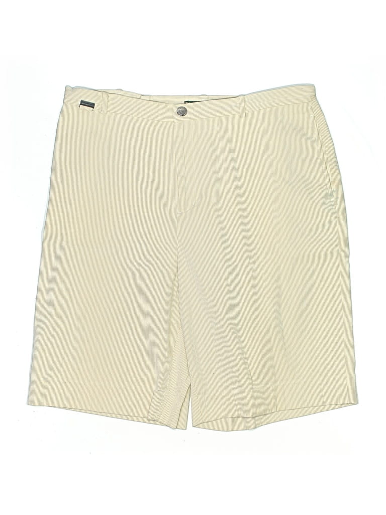 Pre-owned L-rl Lauren Active Ralph Lauren Khaki Shorts In White