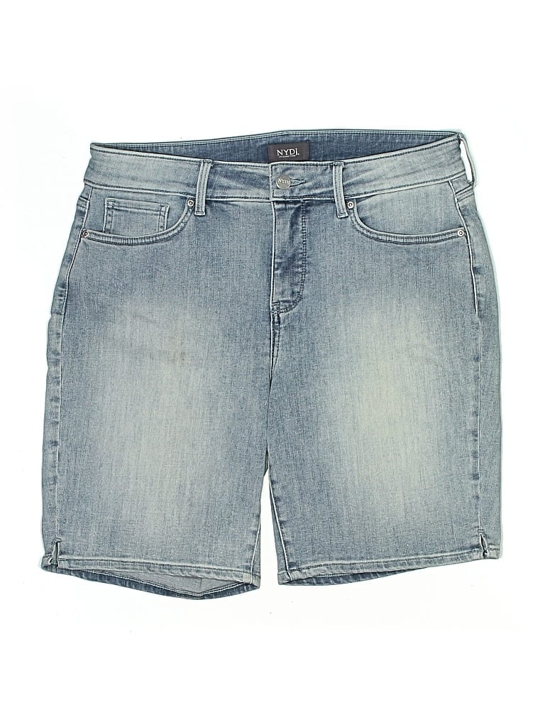 Pre-owned Nydj Denim Shorts In Blue