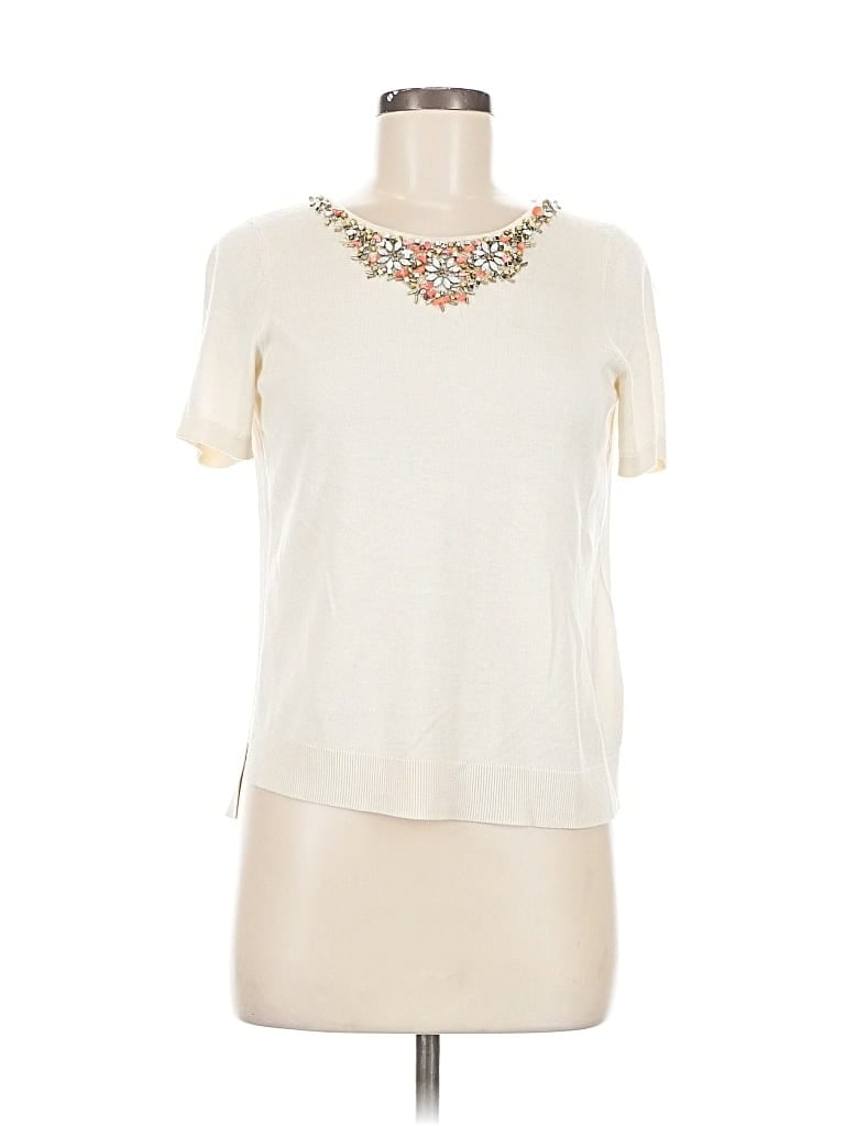 Pre-owned Magaschoni Short Sleeve T-shirt In White