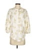 Floreat 100% Cotton Ivory 3/4 Sleeve Blouse Size XS - photo 1