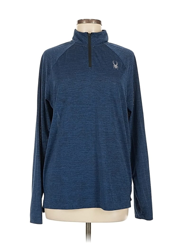 Pre-owned Spyder Long Sleeve T-shirt In Blue