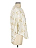 Floreat 100% Cotton Ivory 3/4 Sleeve Blouse Size XS - photo 4