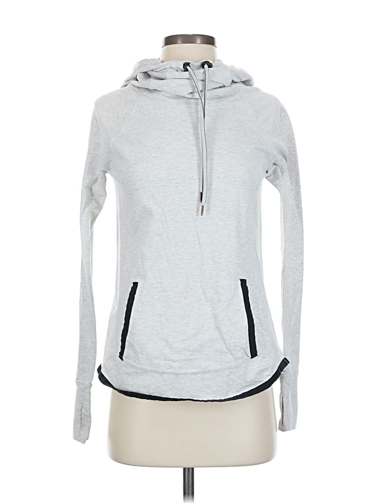 Pre-owned Athleta Sweatshirt In Gray