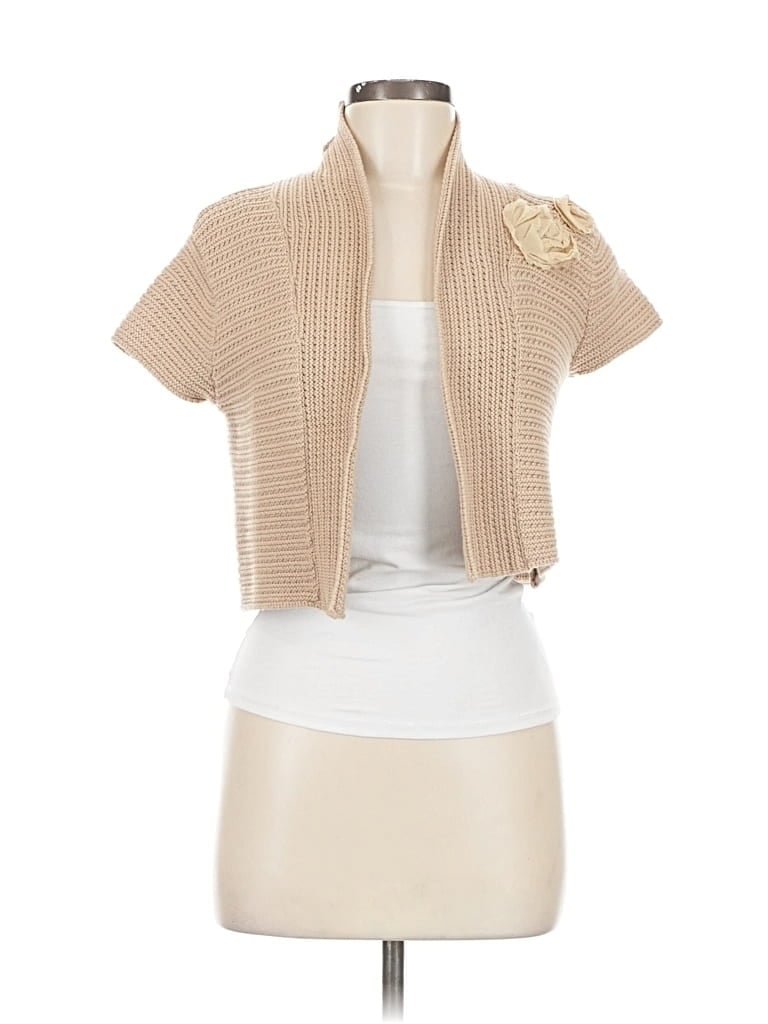 Pre-owned Cabi Cardigan Sweater In Brown