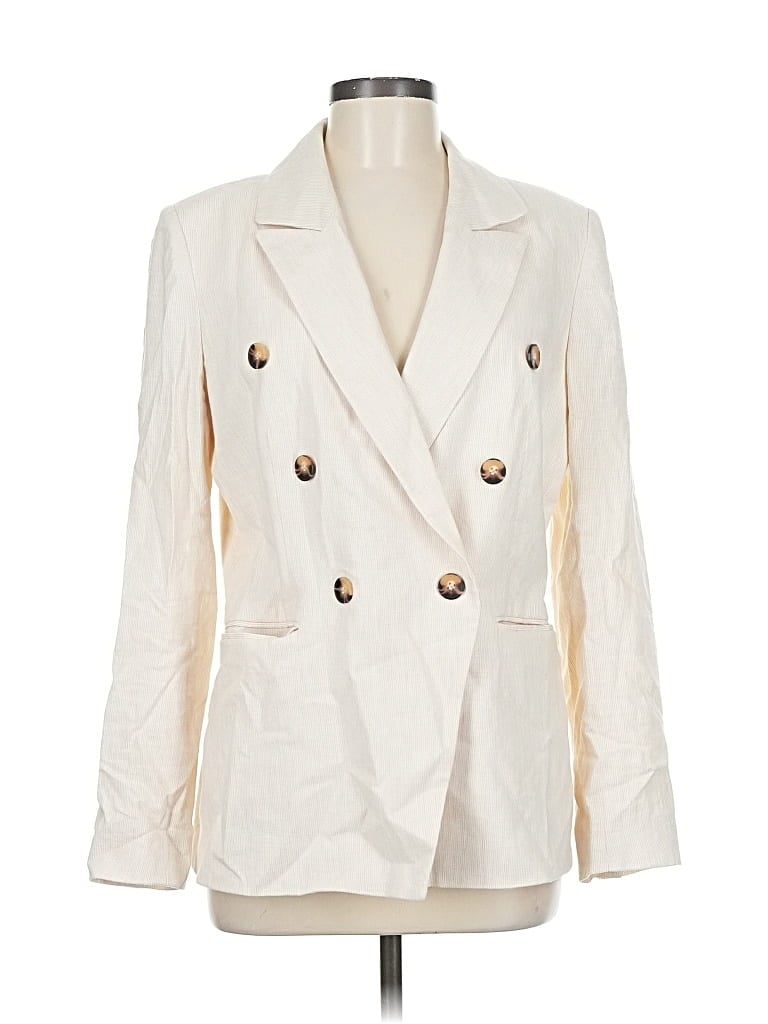 Pre-owned Alex Marie Blazer Jacket In White