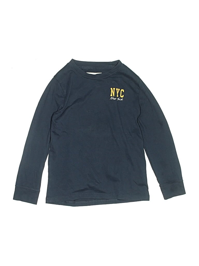 Pre-owned Abercrombie Kids' Long Sleeve T-shirt In Blue
