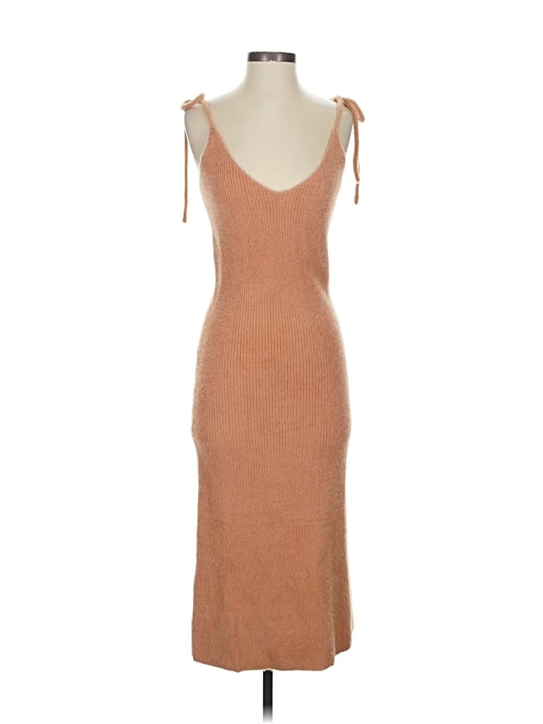 Pre-owned Sndys Casual Dress In Brown