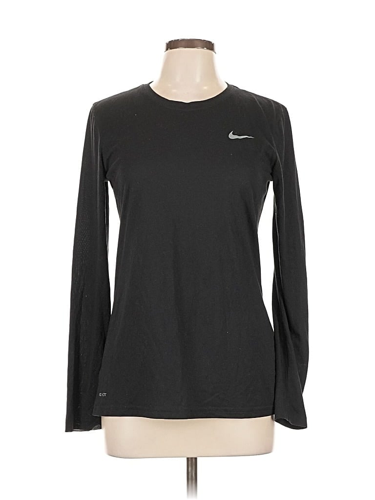 Pre-owned Nike Long Sleeve T-shirt In Gray