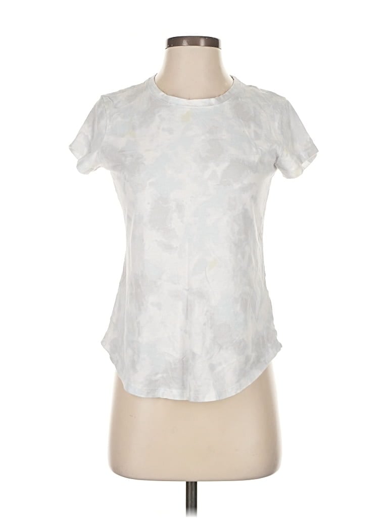 Pre-owned Abercrombie & Fitch Short Sleeve T-shirt In Silver