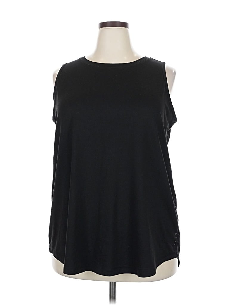 Pre-owned Livi Sleeveless T-shirt In Black
