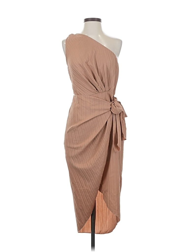 Pre-owned Shein Cocktail Dress In Brown
