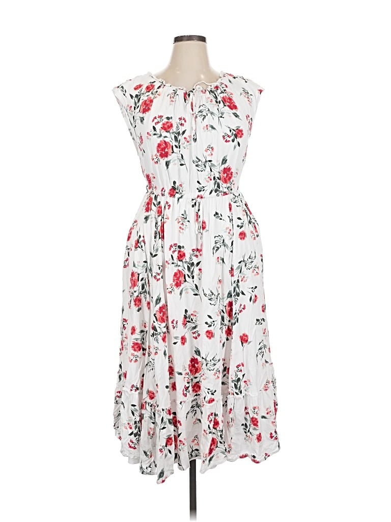 Pre-owned Torrid Casual Dress In White