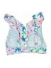 Unbranded Floral Blue Swimsuit Top Size XXS (estimated) - photo 2
