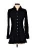 Free People Polka Dots Black Long Sleeve Button-Down Shirt Size XS - photo 1