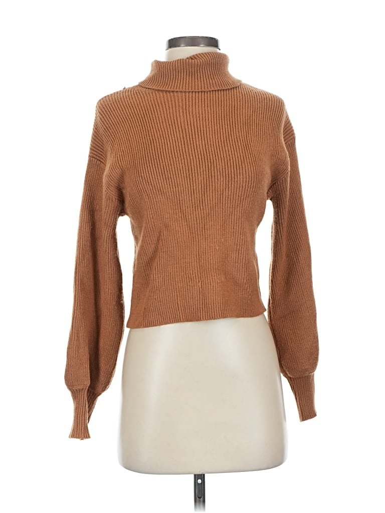 Pre-owned Mi Ami Turtleneck Sweater In Brown