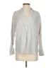 NYDJ Gray 3/4 Sleeve Button-Down Shirt Size S - photo 1
