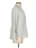 NYDJ Gray 3/4 Sleeve Button-Down Shirt Size S - photo 4