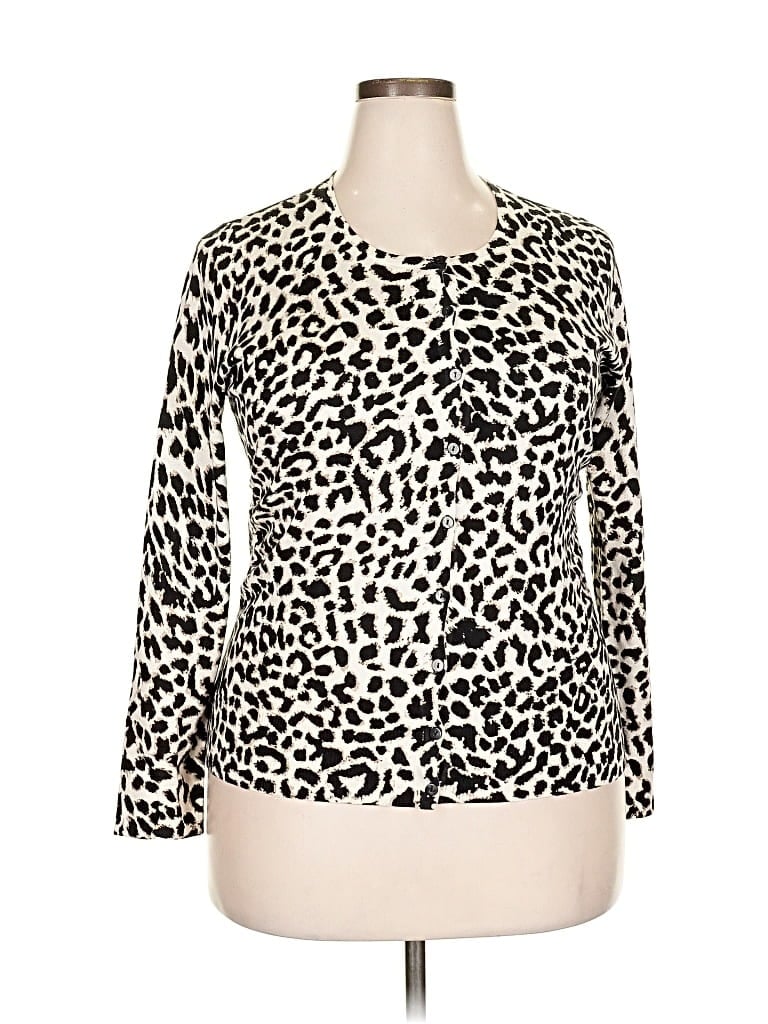 Pre-owned Ann Taylor Silk Pullover Sweater In White