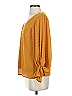 Vince Camuto 100% Polyester Gold Long Sleeve Blouse Size XS - photo 5