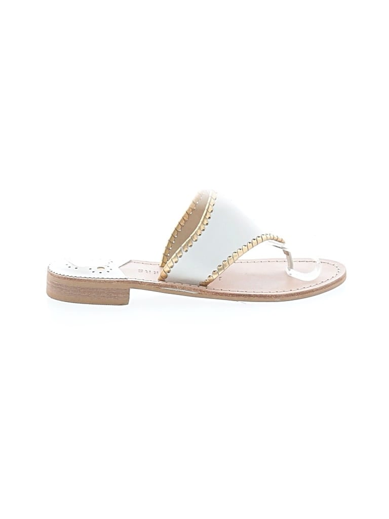 Pre-owned Jack Rogers Sandals In White