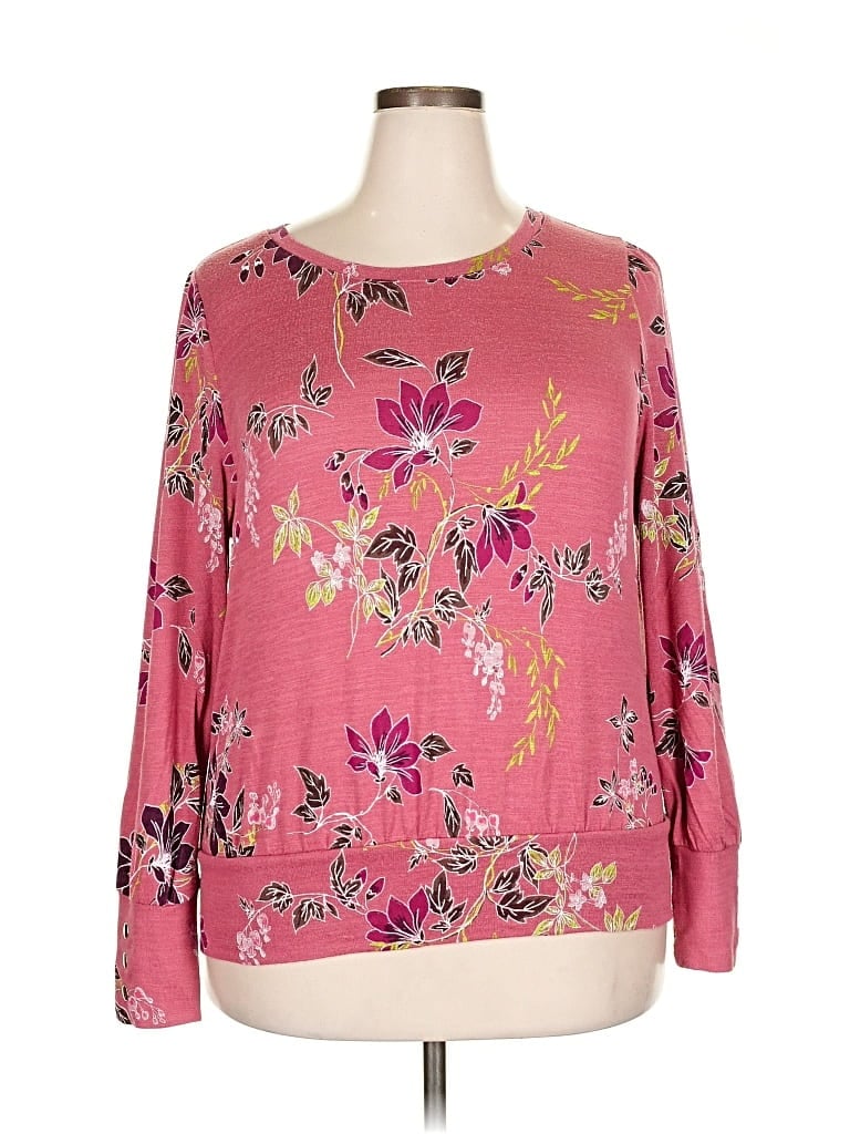 Pre-owned Apt. 9 Pullover Sweater In Pink