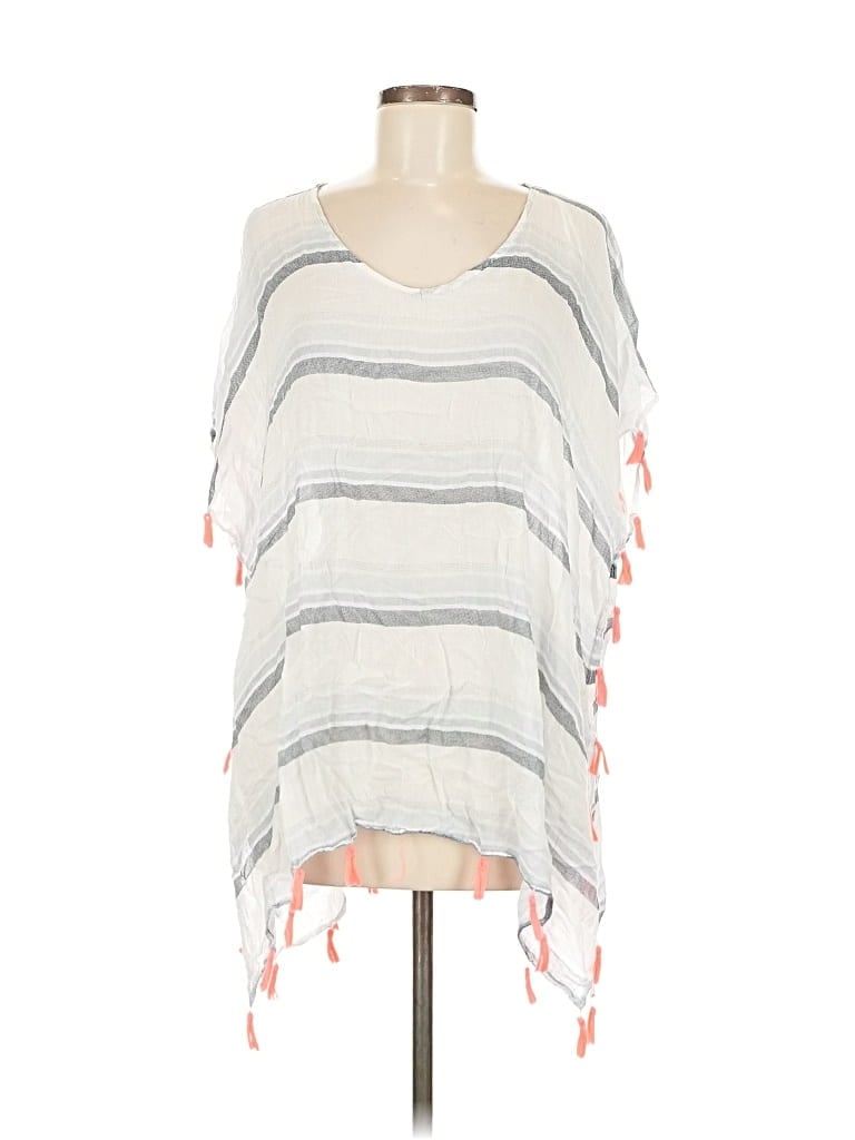 Pre-owned Surf Gypsy Poncho In Gray