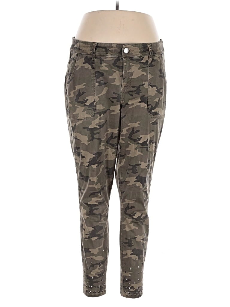 Pre-owned Lane Bryant Active Pants In Green