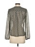 Christophe Sauvat 100% Polyester Gray Long Sleeve Blouse Size S - photo 2