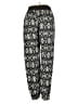 Assorted Brands 100% Polyester Print Black Casual Pants Size M - photo 2