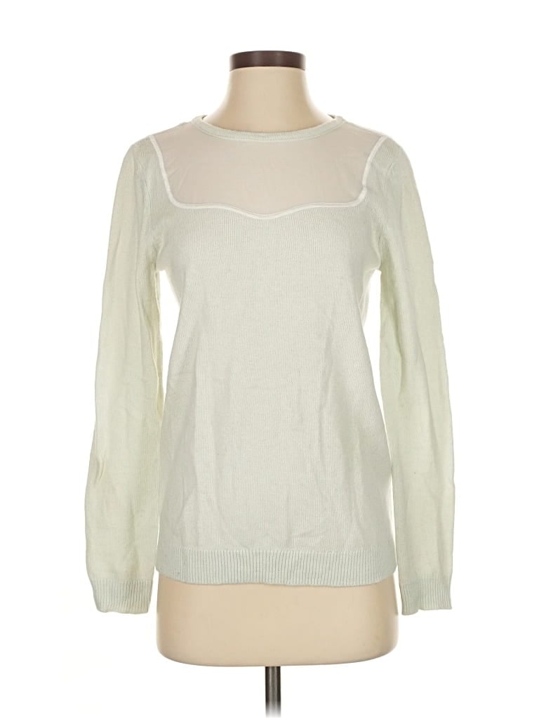 Pre-owned Reiss Pullover Sweater In White