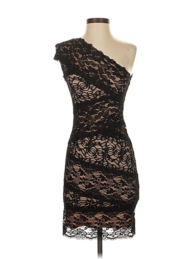 Pre-owned Bebe Cocktail Dress In Black