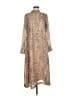 Charles Henry 100% Polyester Animal Print Tan Casual Dress Size M - photo 1
