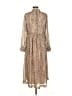 Charles Henry 100% Polyester Animal Print Tan Casual Dress Size M - photo 2