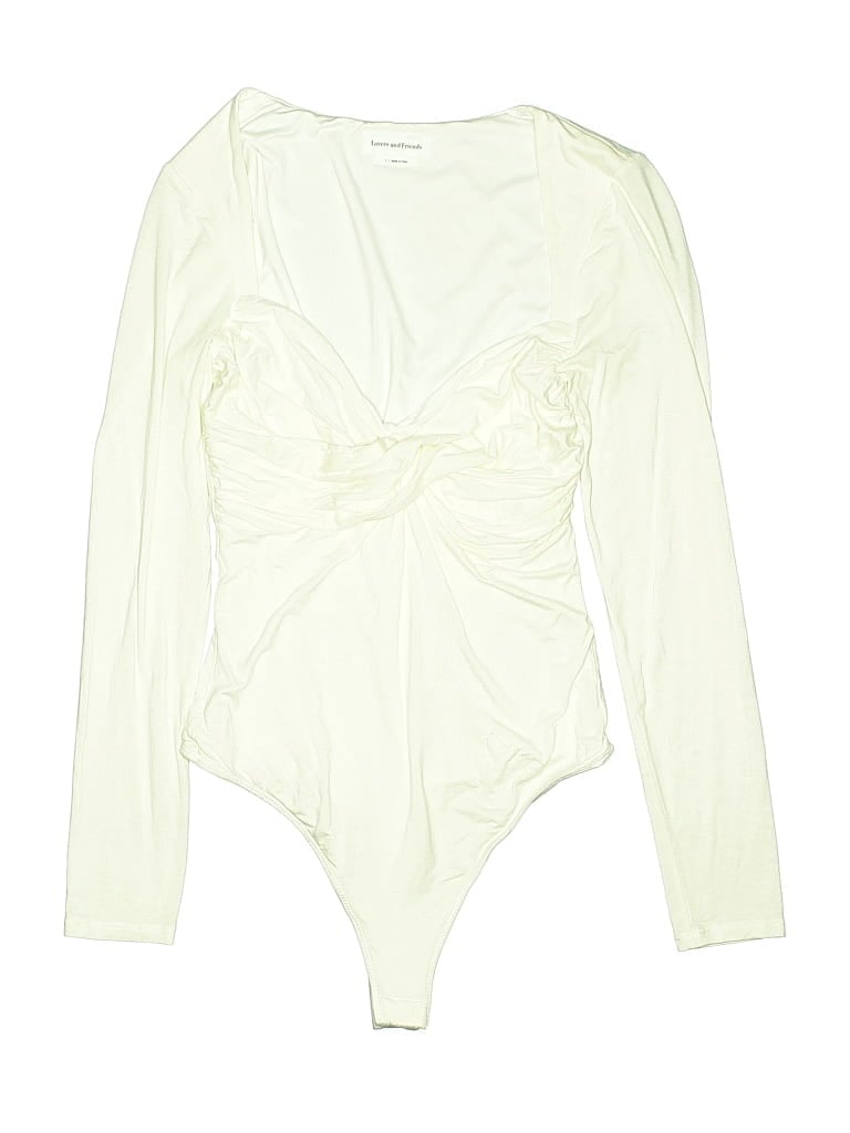 Pre-owned Lovers & Friends Bodysuit In White