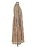 Charles Henry 100% Polyester Animal Print Tan Casual Dress Size M - photo 4
