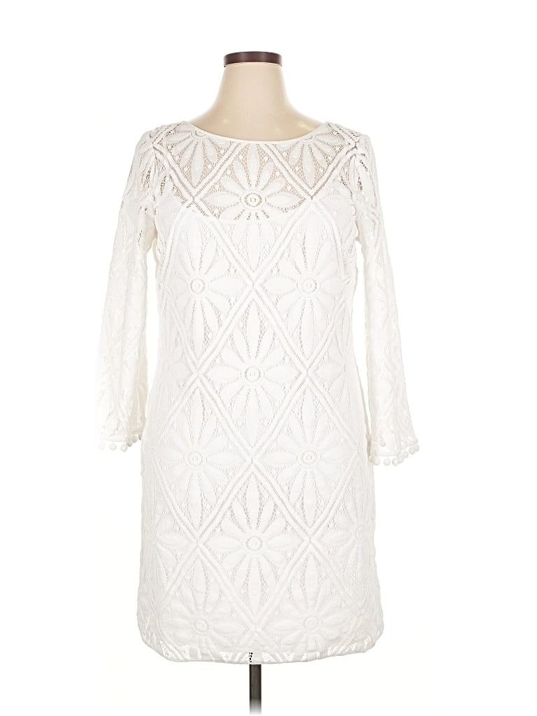 Pre-owned Lilly Pulitzer Cocktail Dress In White