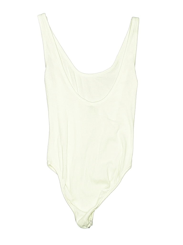 Pre-owned Intimately By Free People Bodysuit In White