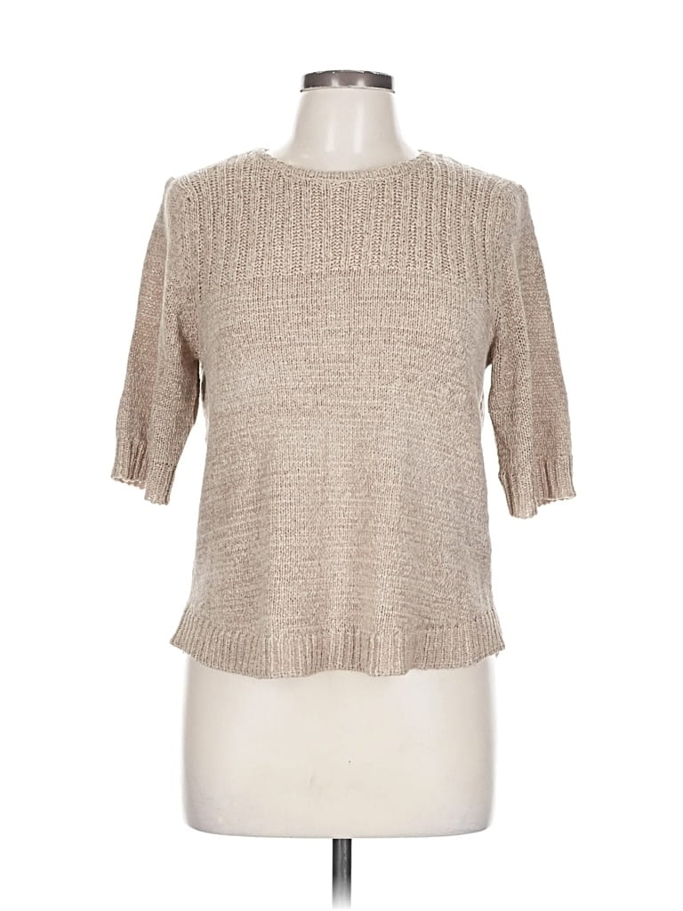 Pre-owned Melissa Paige Pullover Sweater In Brown