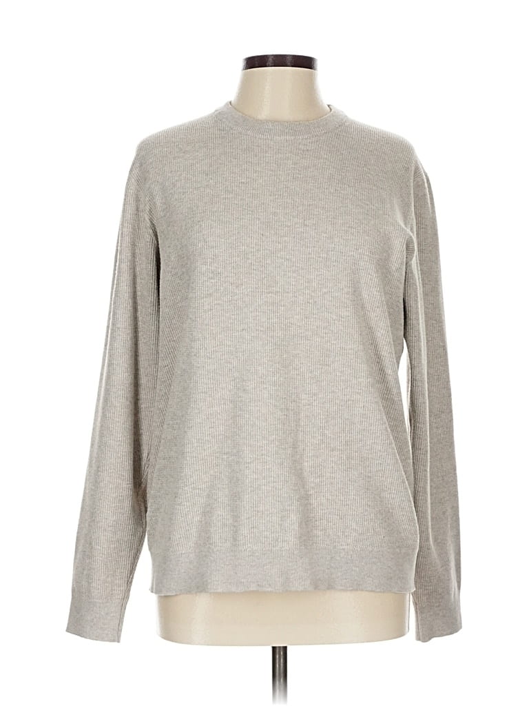 Pre-owned Mng Pullover Sweater In White