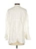 Zara Ivory 3/4 Sleeve Button-Down Shirt Size XS - photo 2