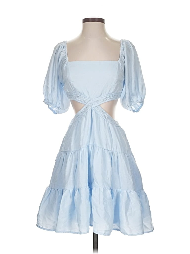 Pre-owned Altar'd State Cocktail Dress In Blue