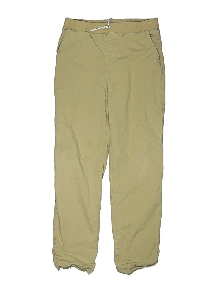 Pre-owned Lands' End Kids' Khaki Pant In Brown