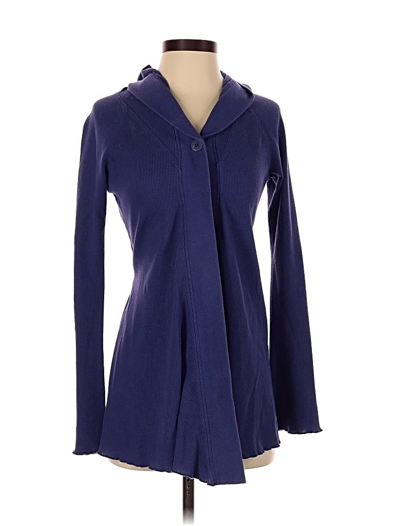 Pre-owned Calvin Klein Performance Cardigan Sweater In Blue