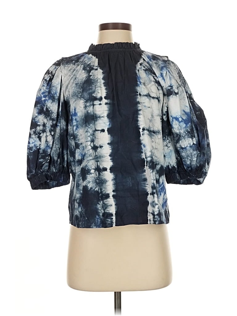 Pre-owned Sea New York 3/4 Sleeve Blouse In Blue