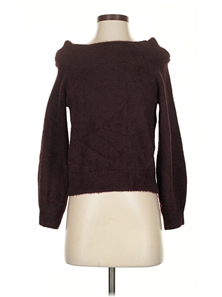 Pre-owned H&m Pullover Sweater In Brown
