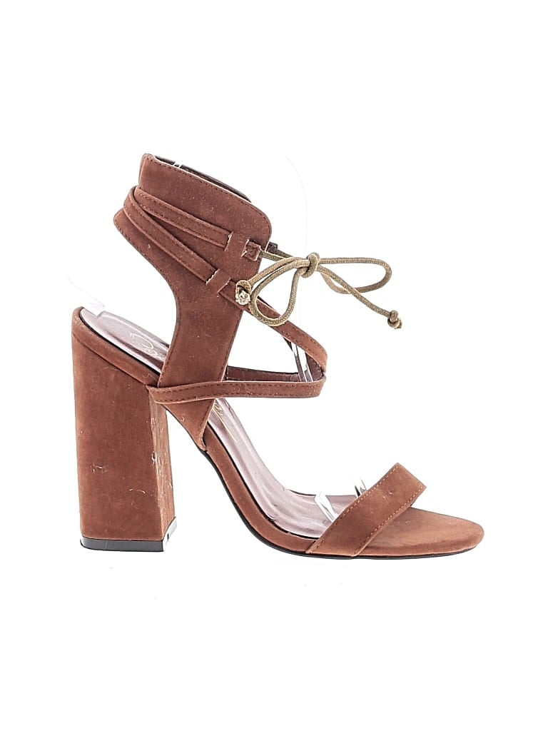 Pre-owned So Me Sandals In Brown