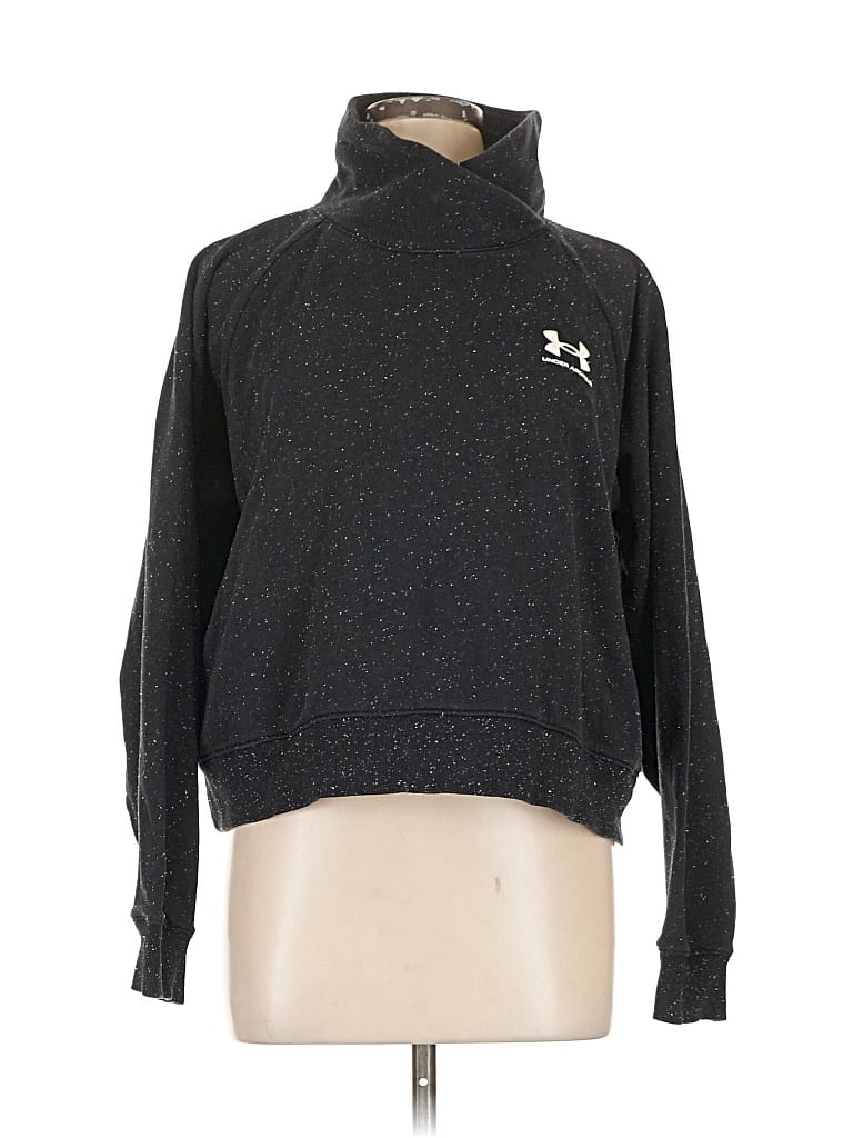 Pre-owned Under Armour Turtleneck Sweater In Black