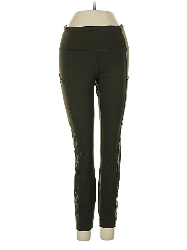 Pre-owned Lululemon Athletica Active Pants In Green